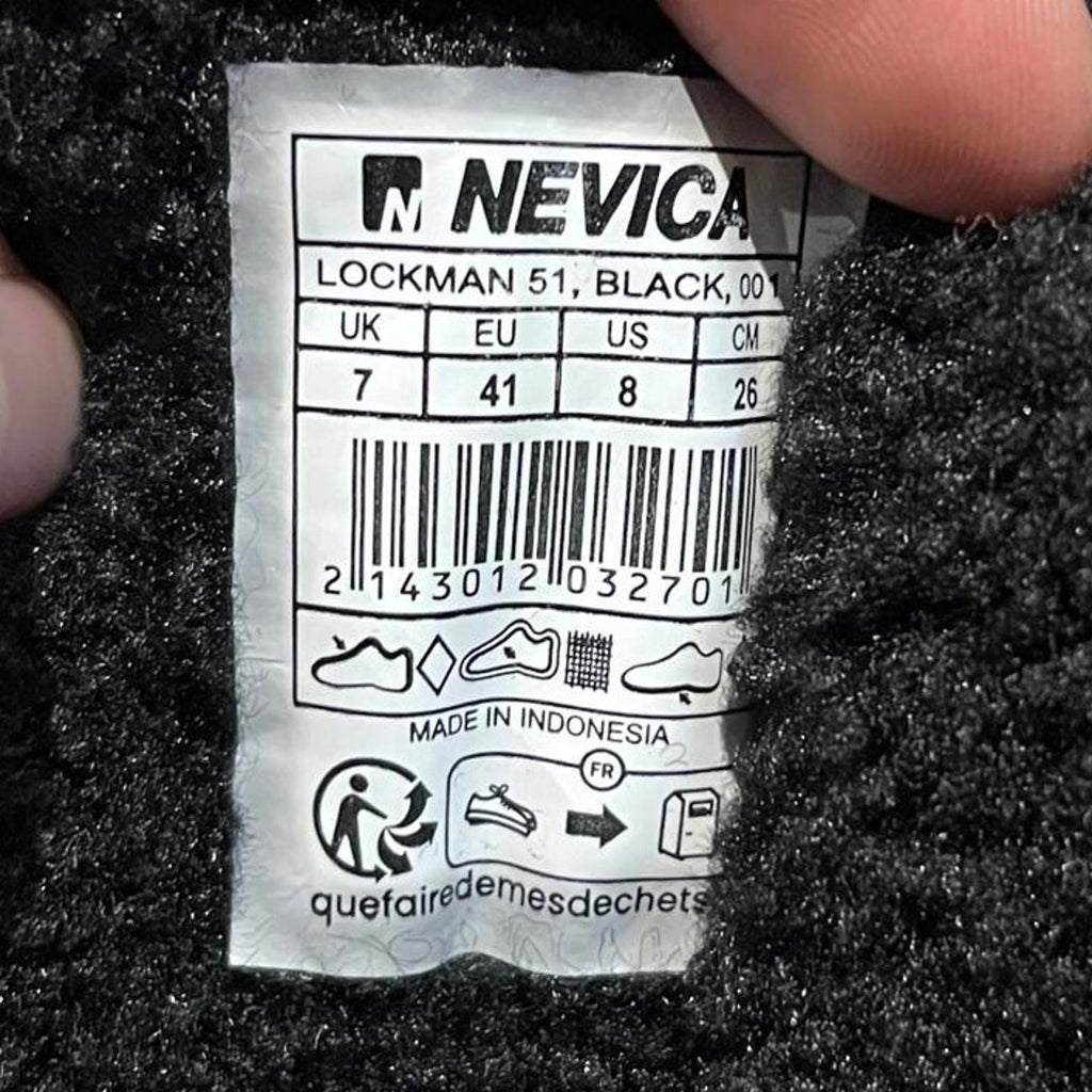 Nevica Lockman Winter Snow Boots Mens Black Size UK 7 EU 41 *SB11