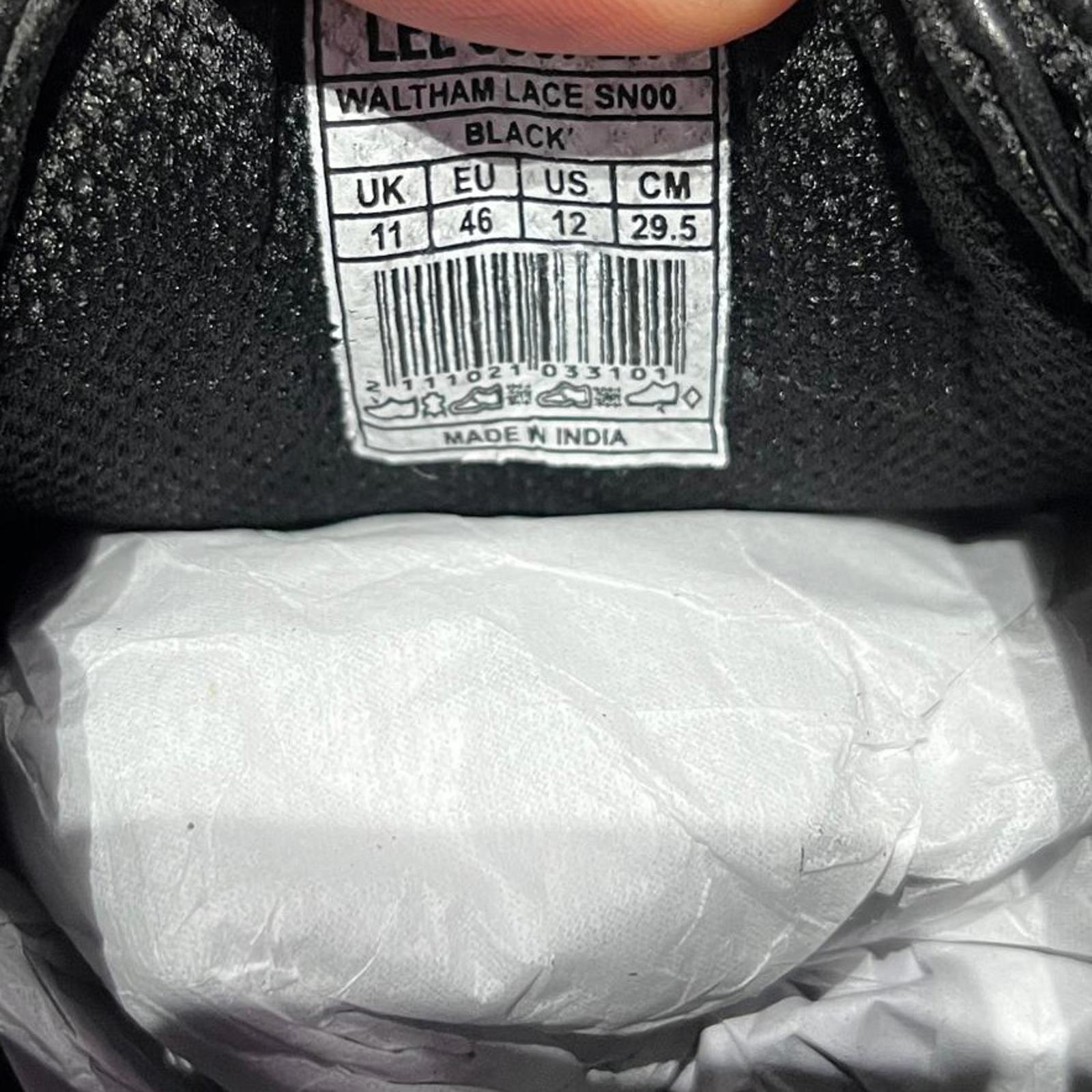 Lee Cooper Waltham Lace Men's oxfords Black UK 11 EU 46 US 12 *SB7