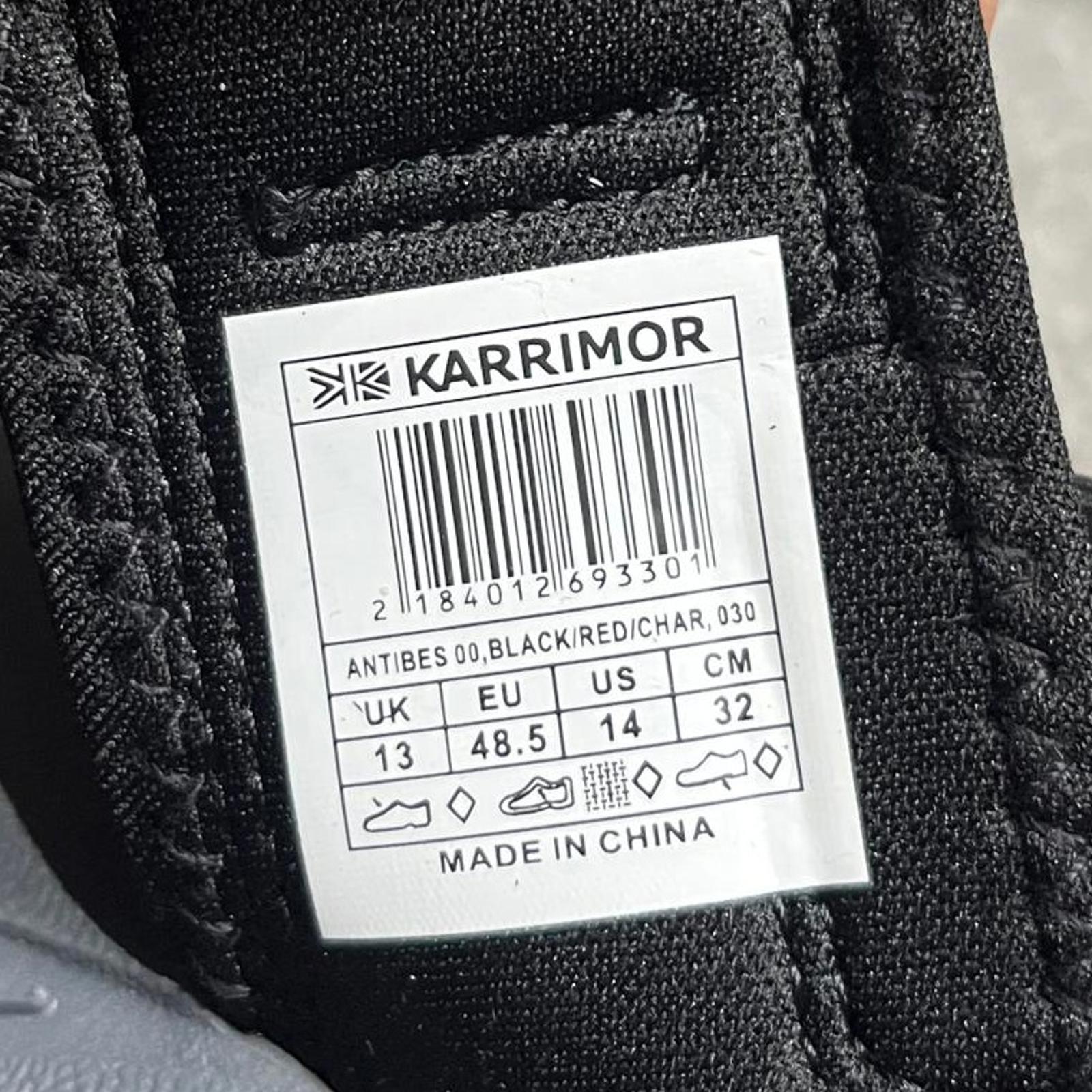 Karrimor Antibes Walking Sandals Mens Size UK 13 EU 48.5 *FF1