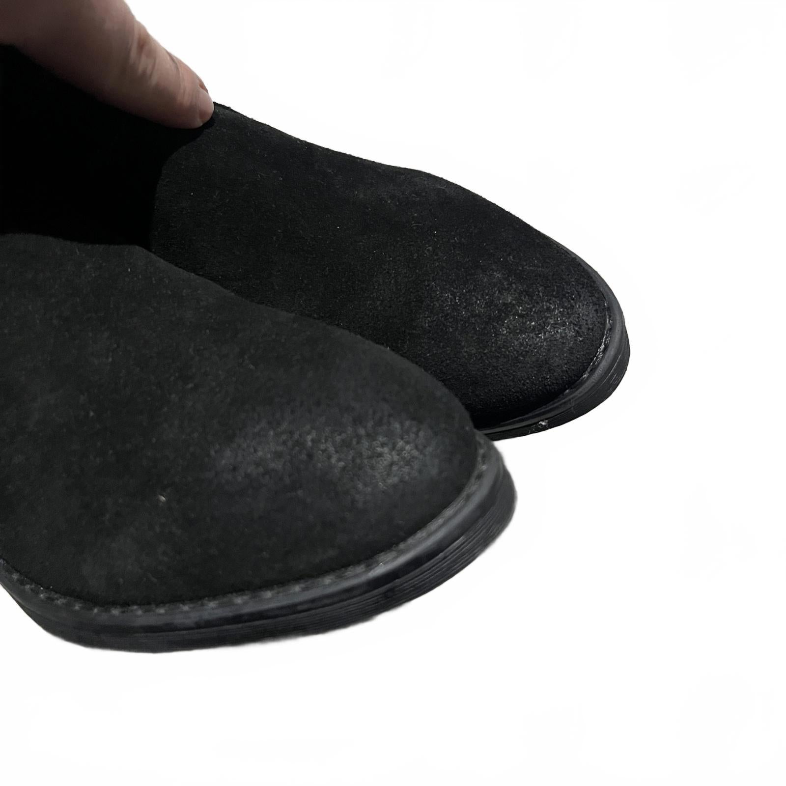 Moda In Pelle 'Senlis' Suede Heeled Boots Black Size UK 5 EU 38 *SK1