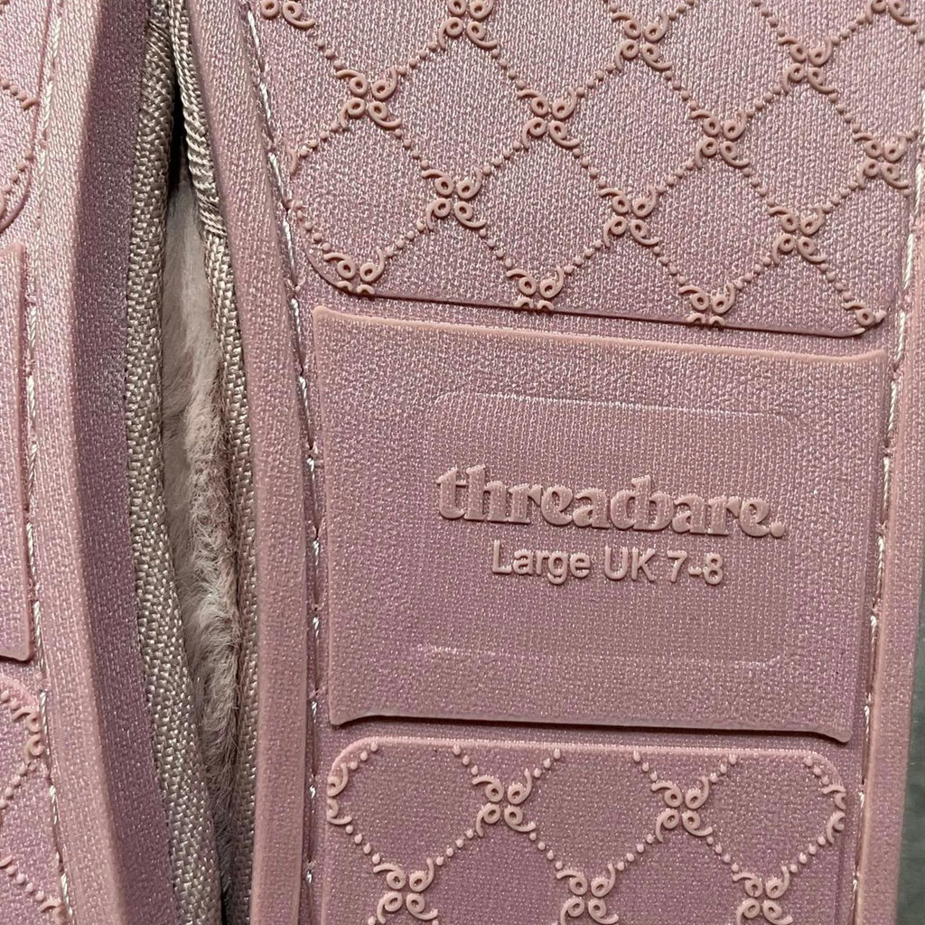Threadbare Women's TB Solace Mule Slippers Pink Size UK 7 EU 40 *SB5