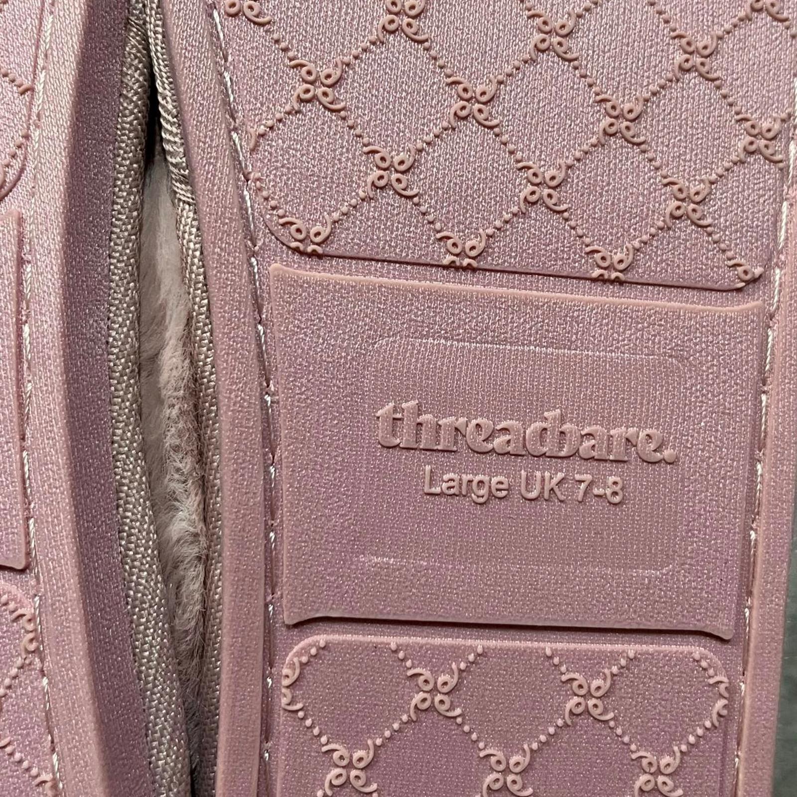 Threadbare Women's TB Solace Mule Slippers Pink Size UK 7 EU 40 *SB5