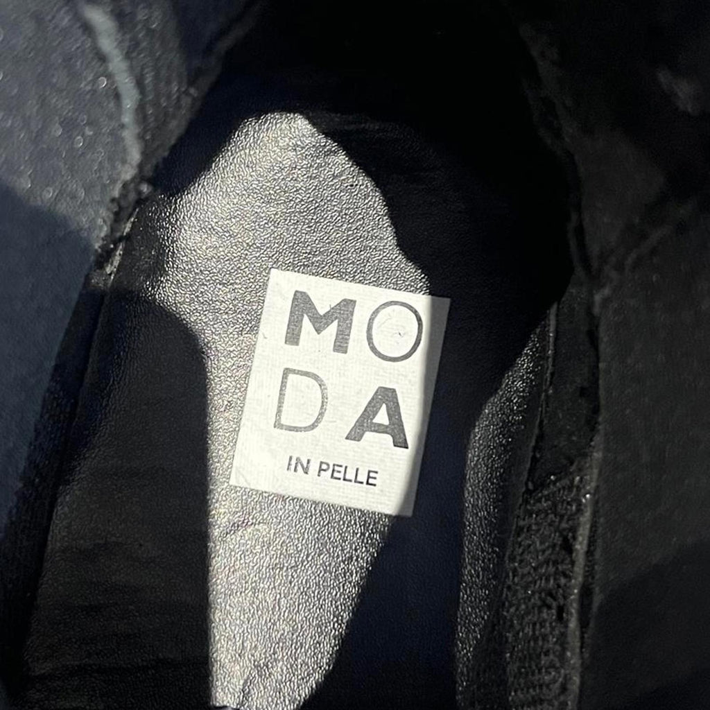 Moda in Pelle Solaro Chelsea Boot Suede Mens Black Size UK 6 EU 40 *SB8