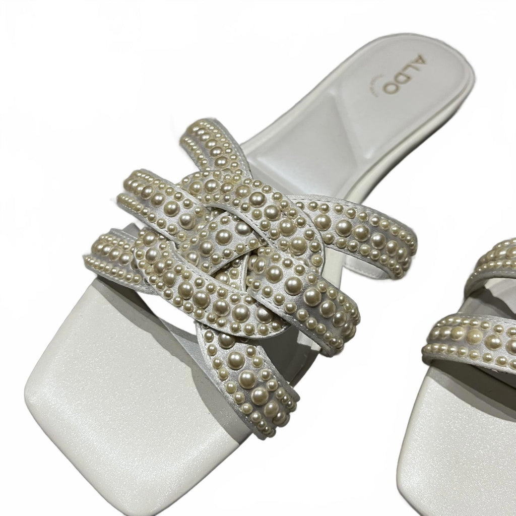 Aldo Lilu Sandals Womens White Cream Size UK 6 EU 39 *FF1