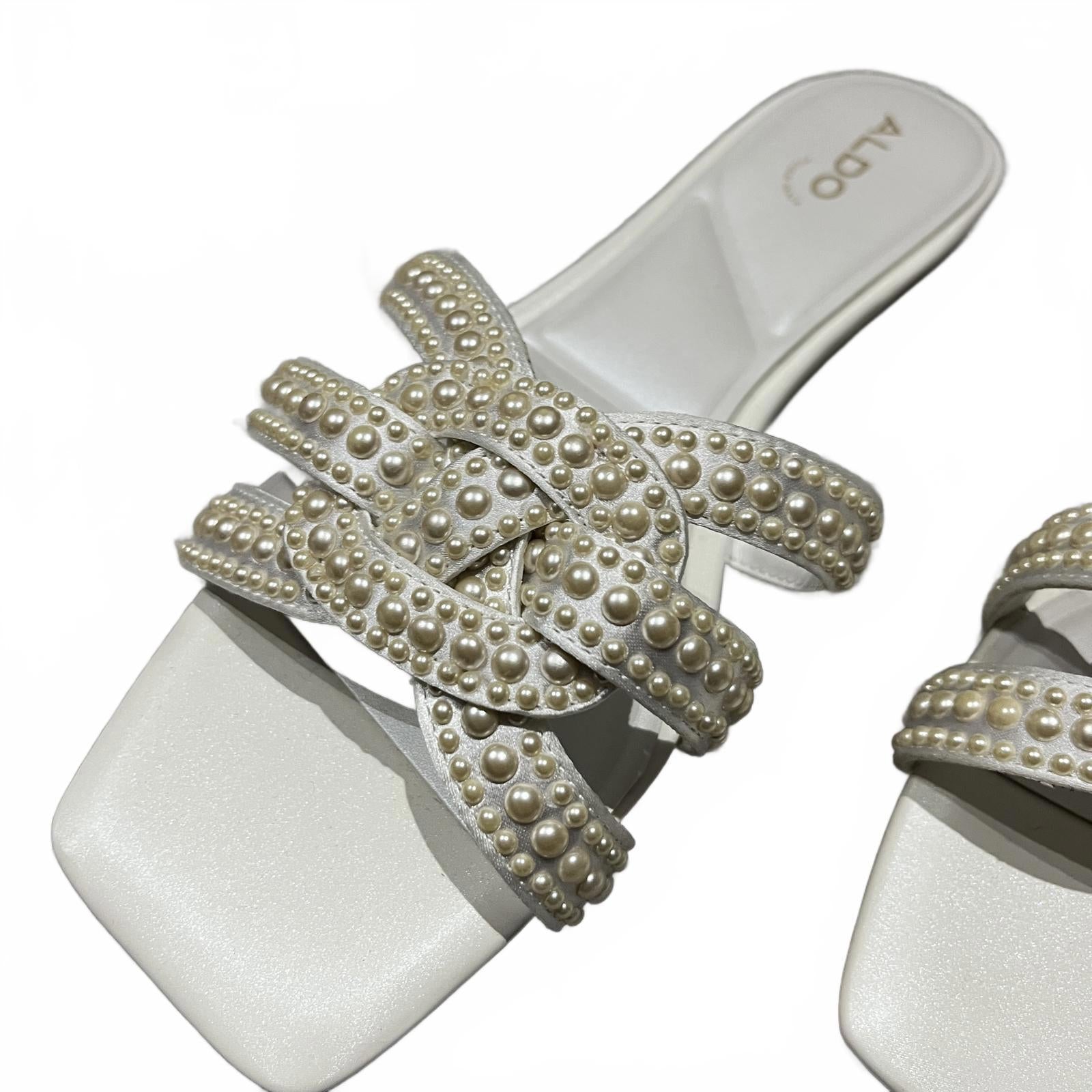 Aldo Lilu Sandals Womens White Cream Size UK 6 EU 39 *FF1