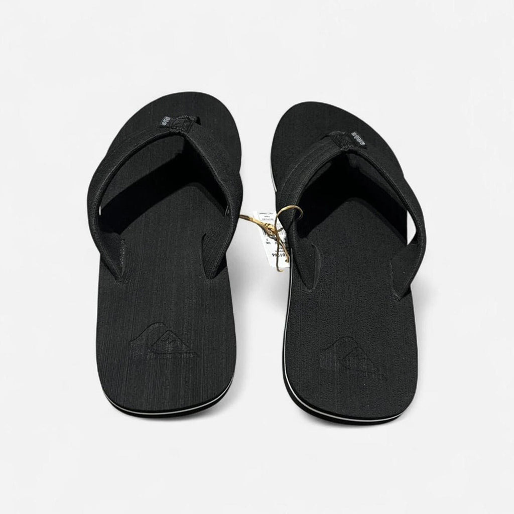 Quiksilver Molokai Layback Flip Flops Mens Black Size UK 7 EU 41 *REF:SB1