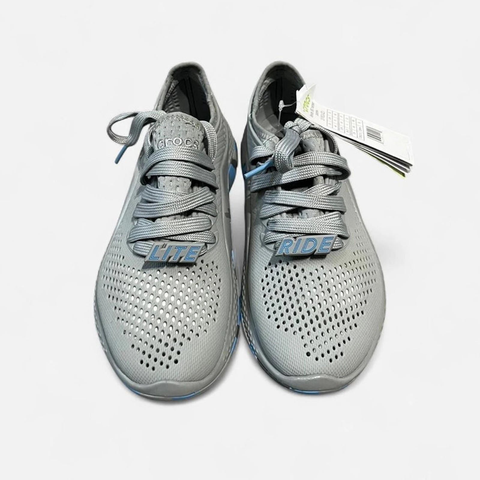 Crocs LiteRide 360 Pacer Womens Trainers Grey Size UK 4 EU 37 REF:SB5
