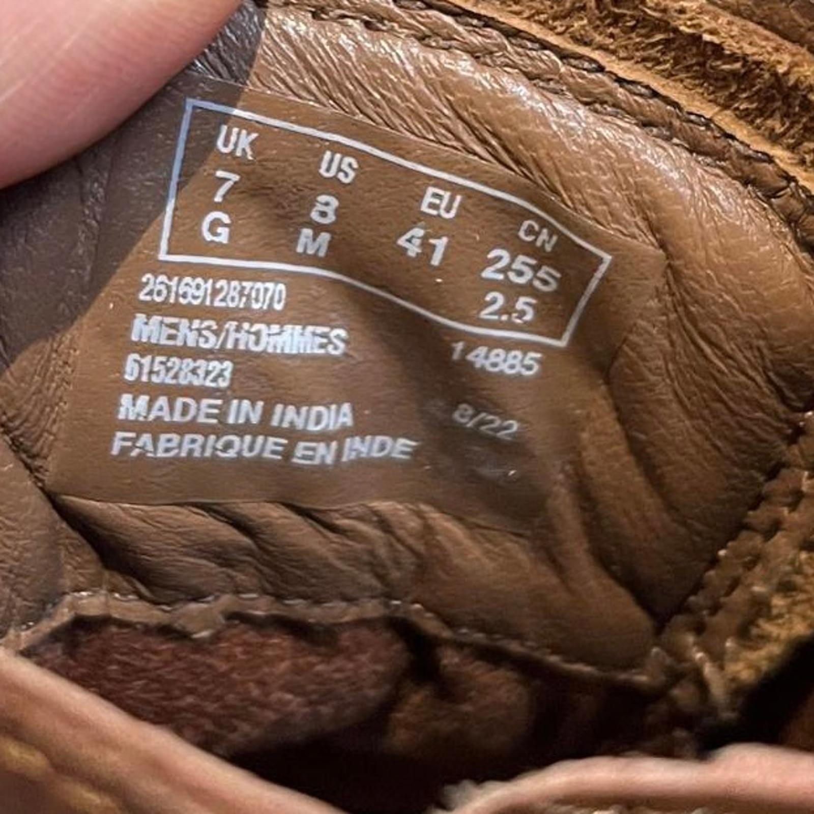 Clarks Men's Westcombe Brogue Boots Mens Brown Size UK 7 EU 41 *SB10