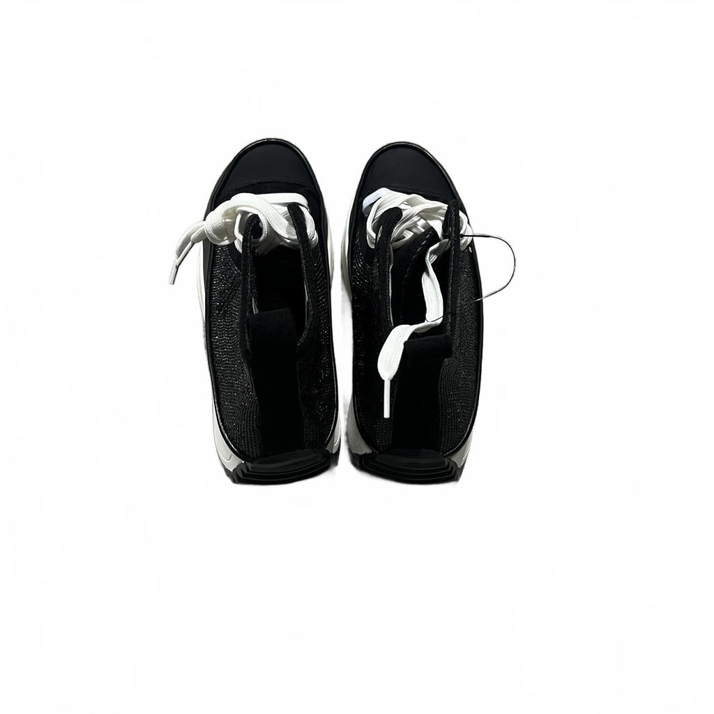 Firetrap Platform Hi top Ladies Trainers Black Glitter Size UK 8 EU 41 *SB13