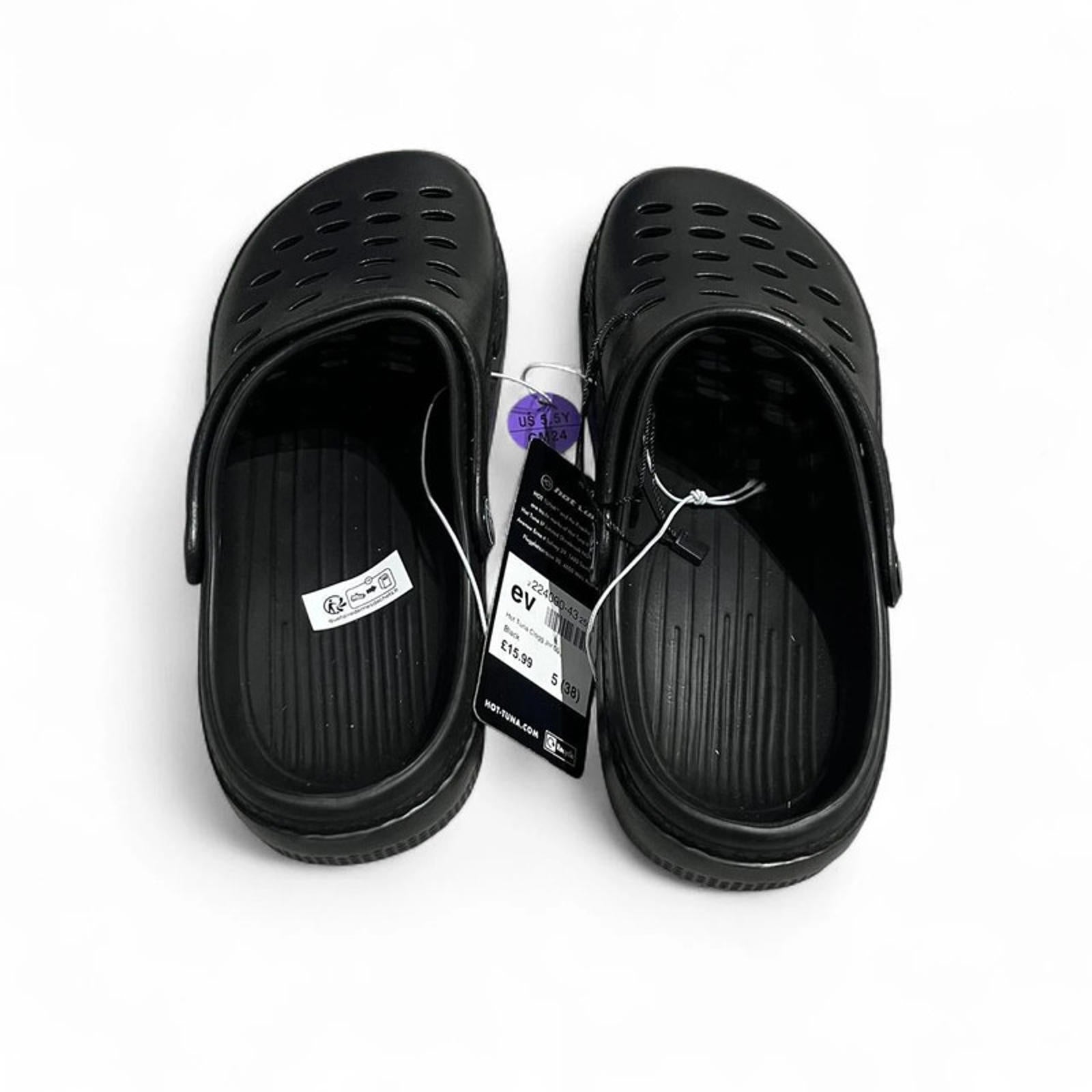 Hot Tuna Sandals Clogs Women’s Black Size UK 5 EU 38 *RSB2