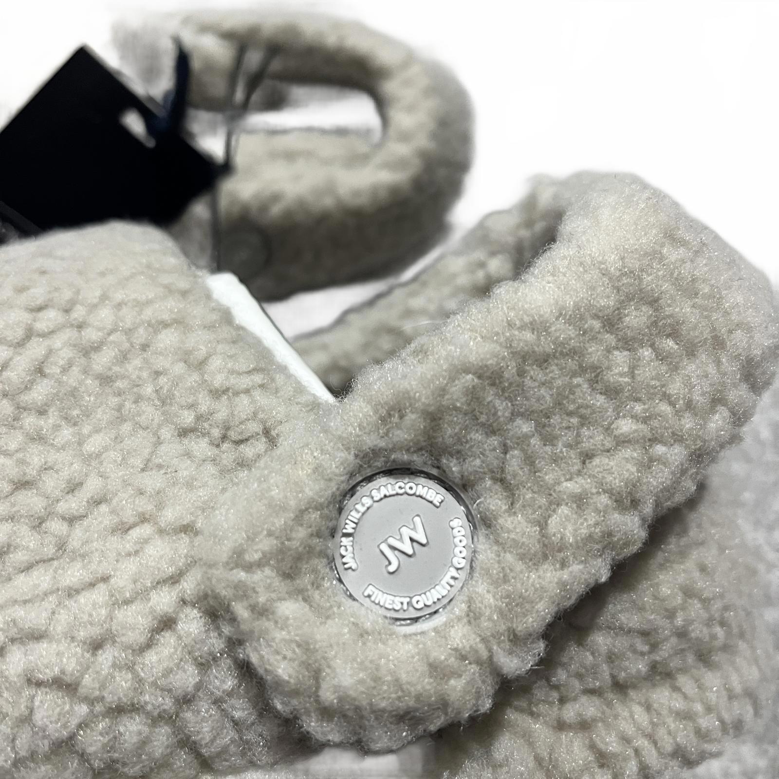 Jack Wills Women's JW Cosy Mule Slippers Mushroom Size UK 5 EU 38 *FF1