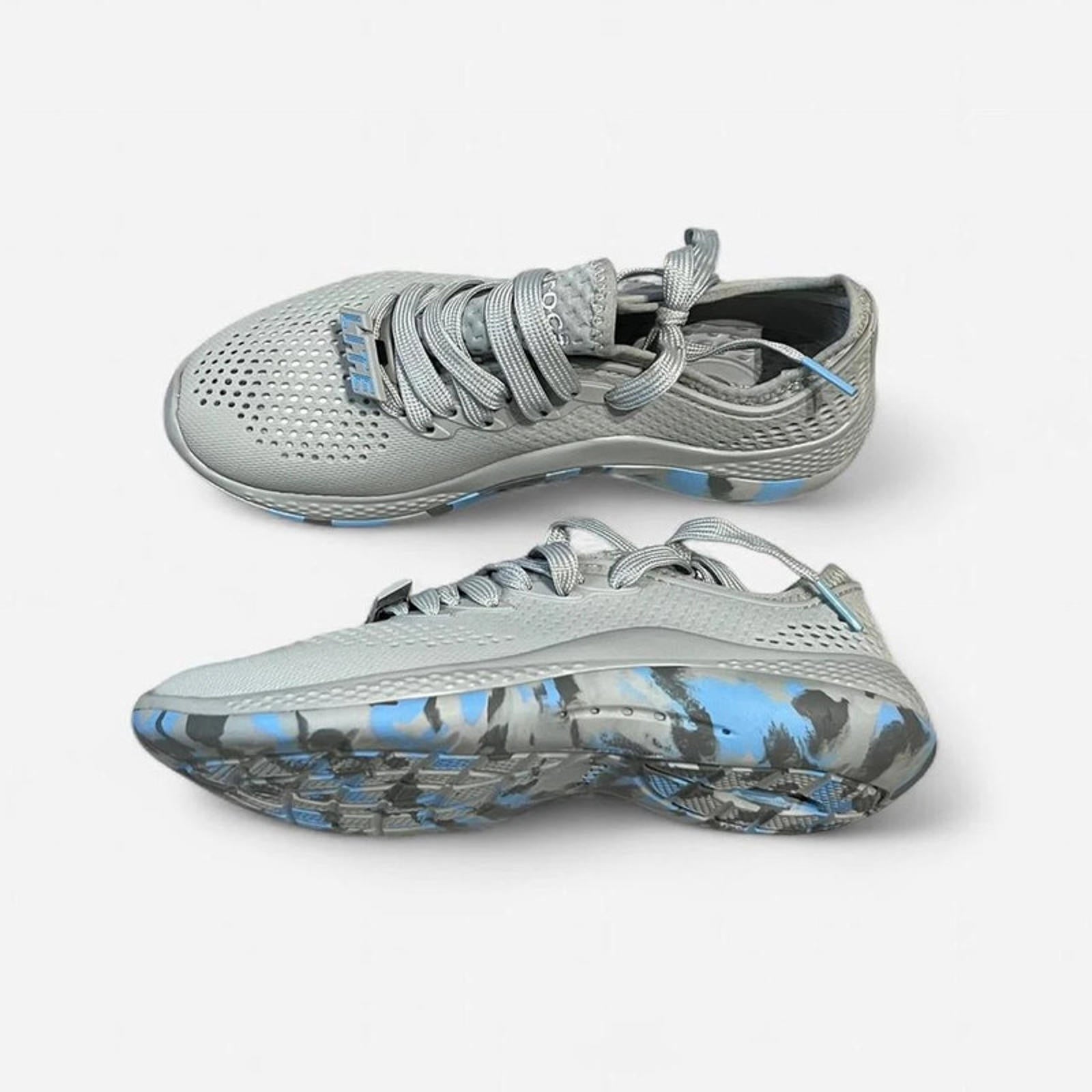 Crocs LiteRide 360 Pacer Womens Trainers Grey Size UK 4 EU 37 REF:SB5