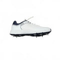 Slazenger Cricket Spike Mens Trainers Shoes White Navy Size UK 9.5 EU 44 *SB13