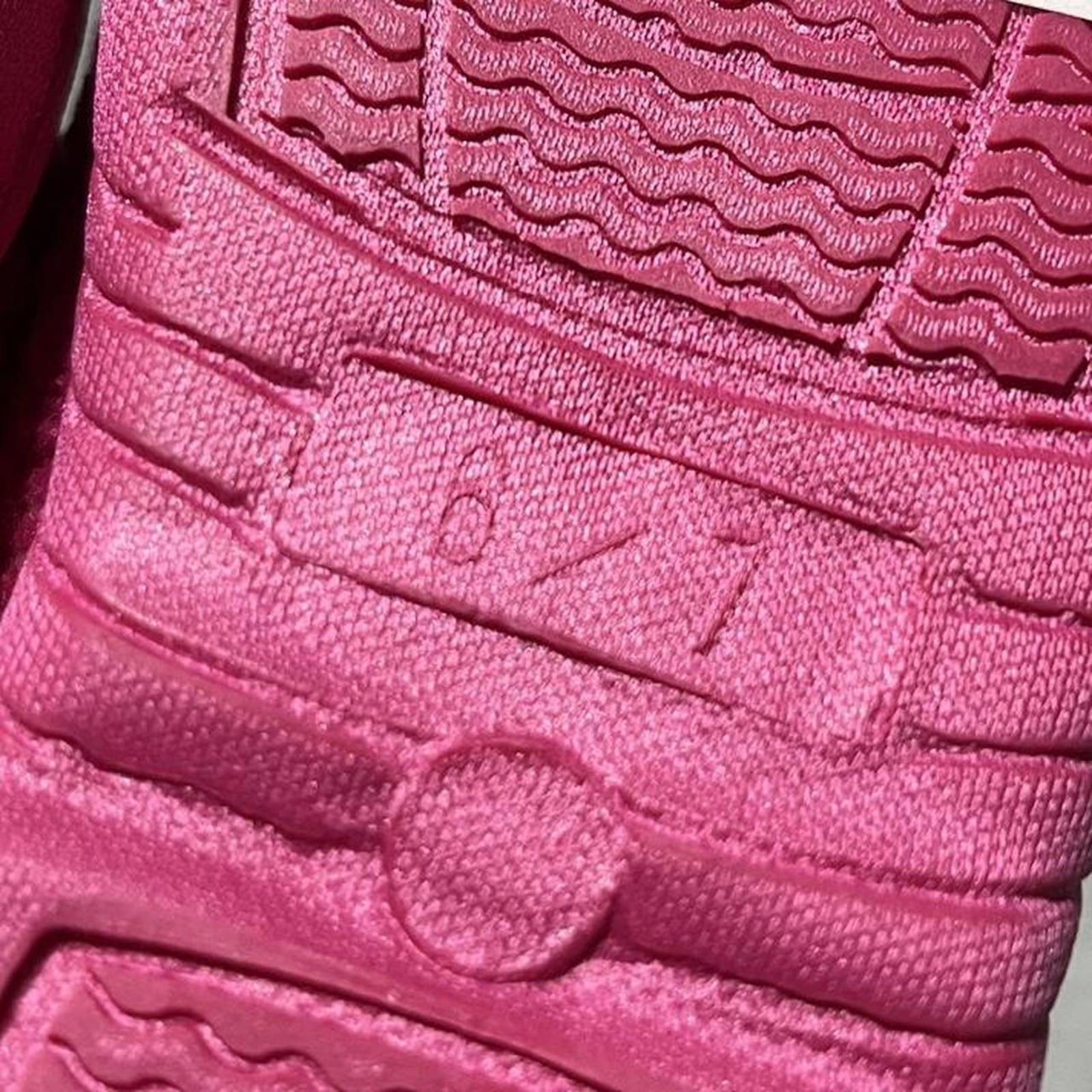 Girls Cable Knit Slipper Boot Pink Size UK C6/7 *REF:SB6