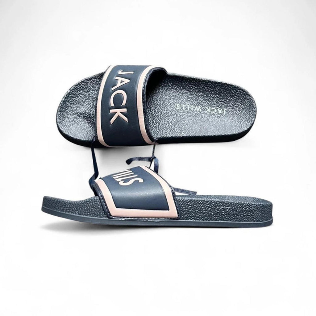 Jack Wills Harvey Slider Women’s Navy Pink Size UK S 3-4 *RSB3