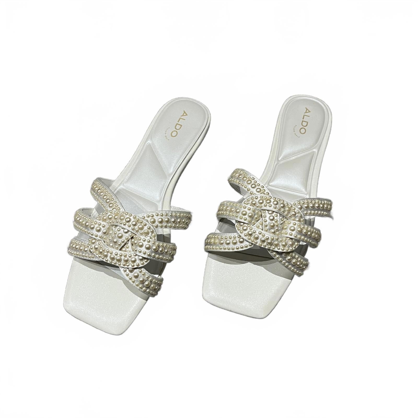 Aldo Lilu Sandals Womens White Cream Size UK 6 EU 39 *FF1