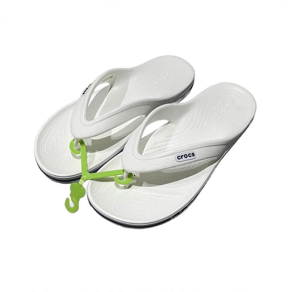 Crocs Bayaband Flip Flop Mens White Size UK 10 EU 45 *FF1