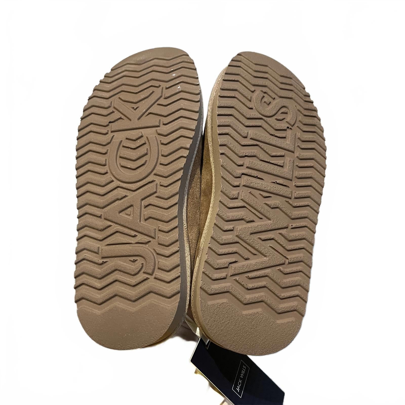Jack Wills Slip-On Snug Womens Slippers Tan Customised Size UK 7 EU 40 *SB10