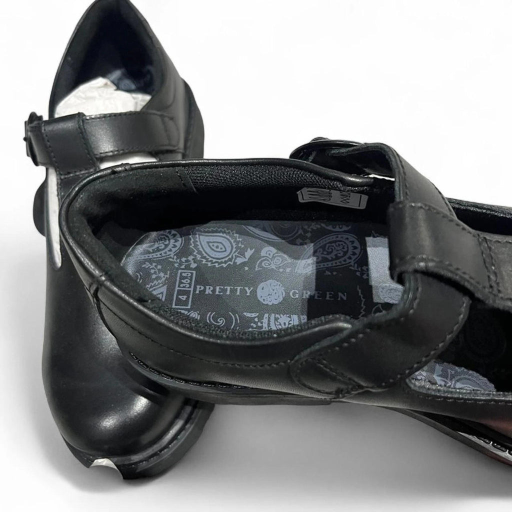 Pretty Green Leah Shoes Black Junior Size UK 4 EU 36.5 *SB11