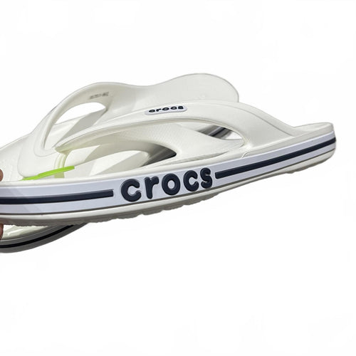 Crocs Bayaband Flip Flop Mens White Size UK 10 EU 45 *FF1
