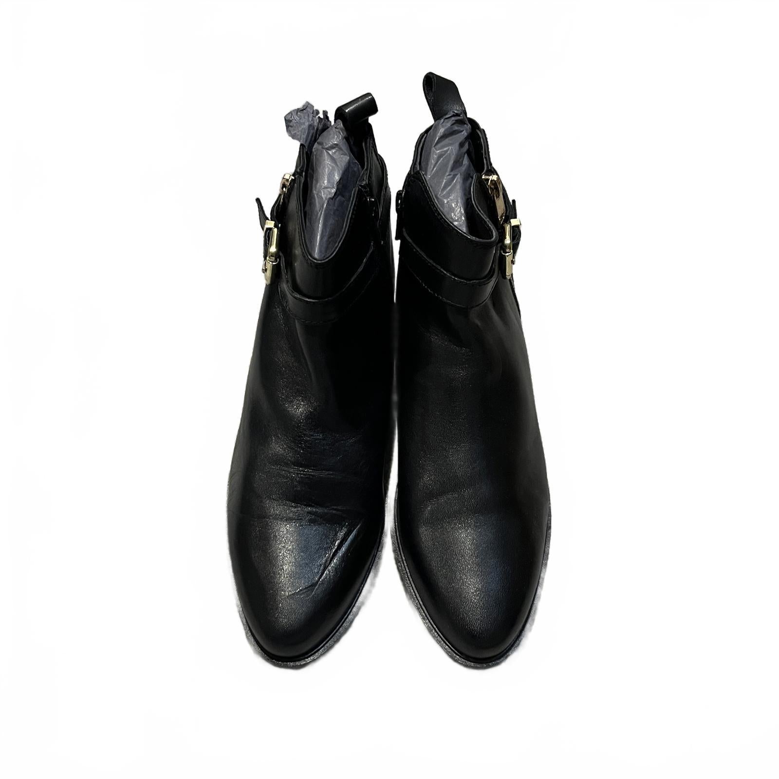 Dune London Pepi Ankle Boots Black Size UK 6 EU 39 *SB