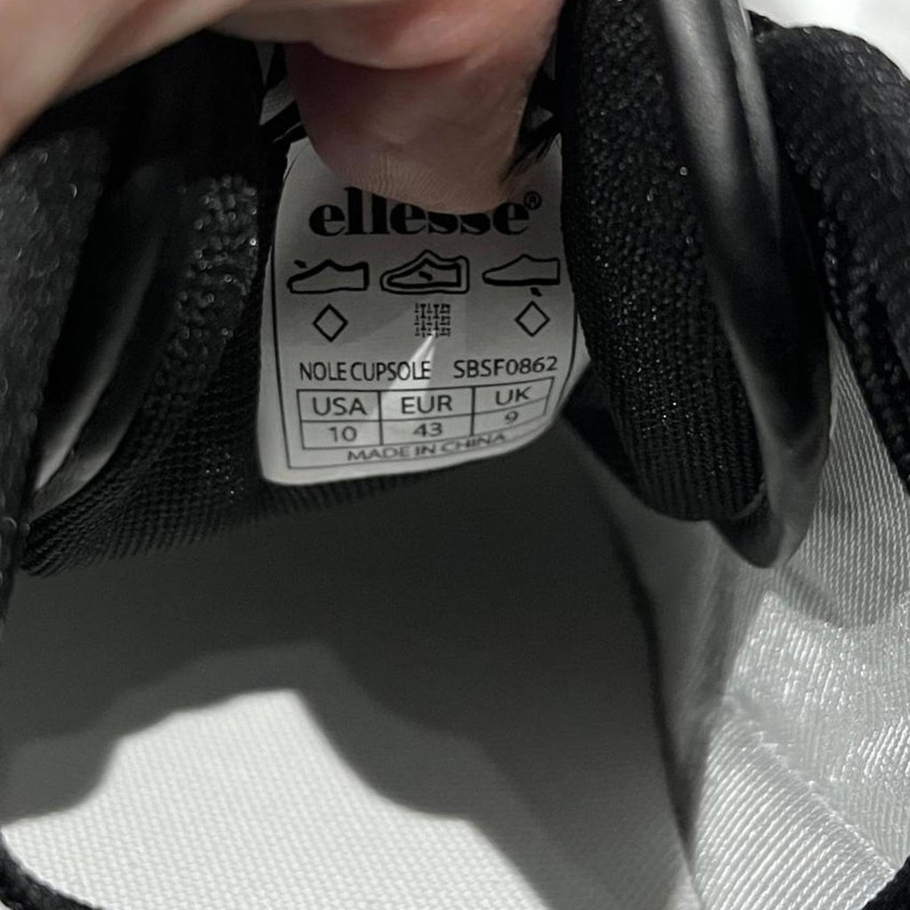 Ellesse Nole Cupsole Mens Trainers Black Size UK 9 EU 43 *SB15