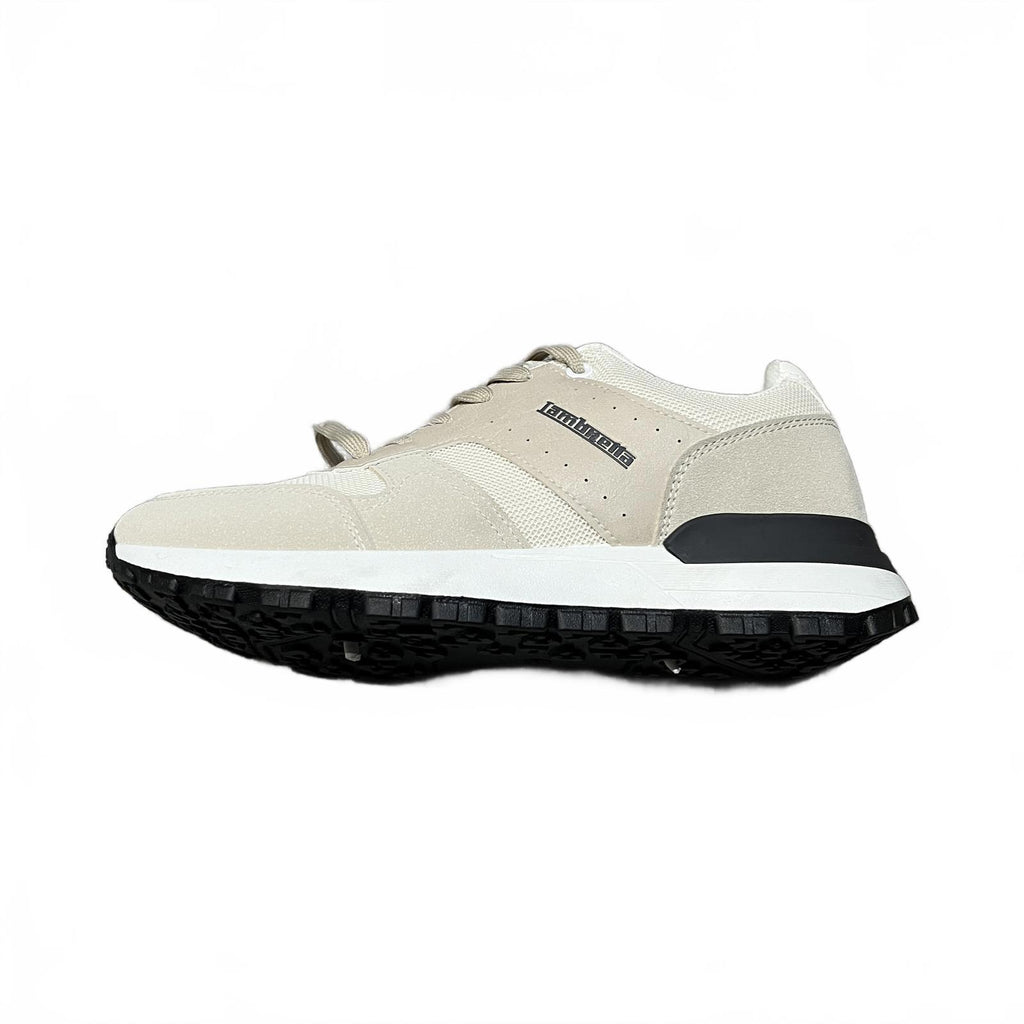 Lambretta Echo Court Trainers Mens Beige Size UK 8 EU 42 *SB4