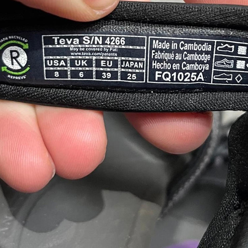 Teva Tirra Walking Sandal Womens Black Size UK 6 EU 39 *SB5