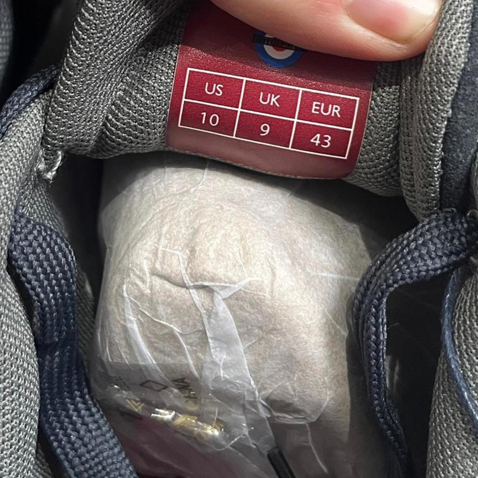 Lambretta Men's Echo Court Trainers Navy Grey Size UK 9 EU 43 *SB17