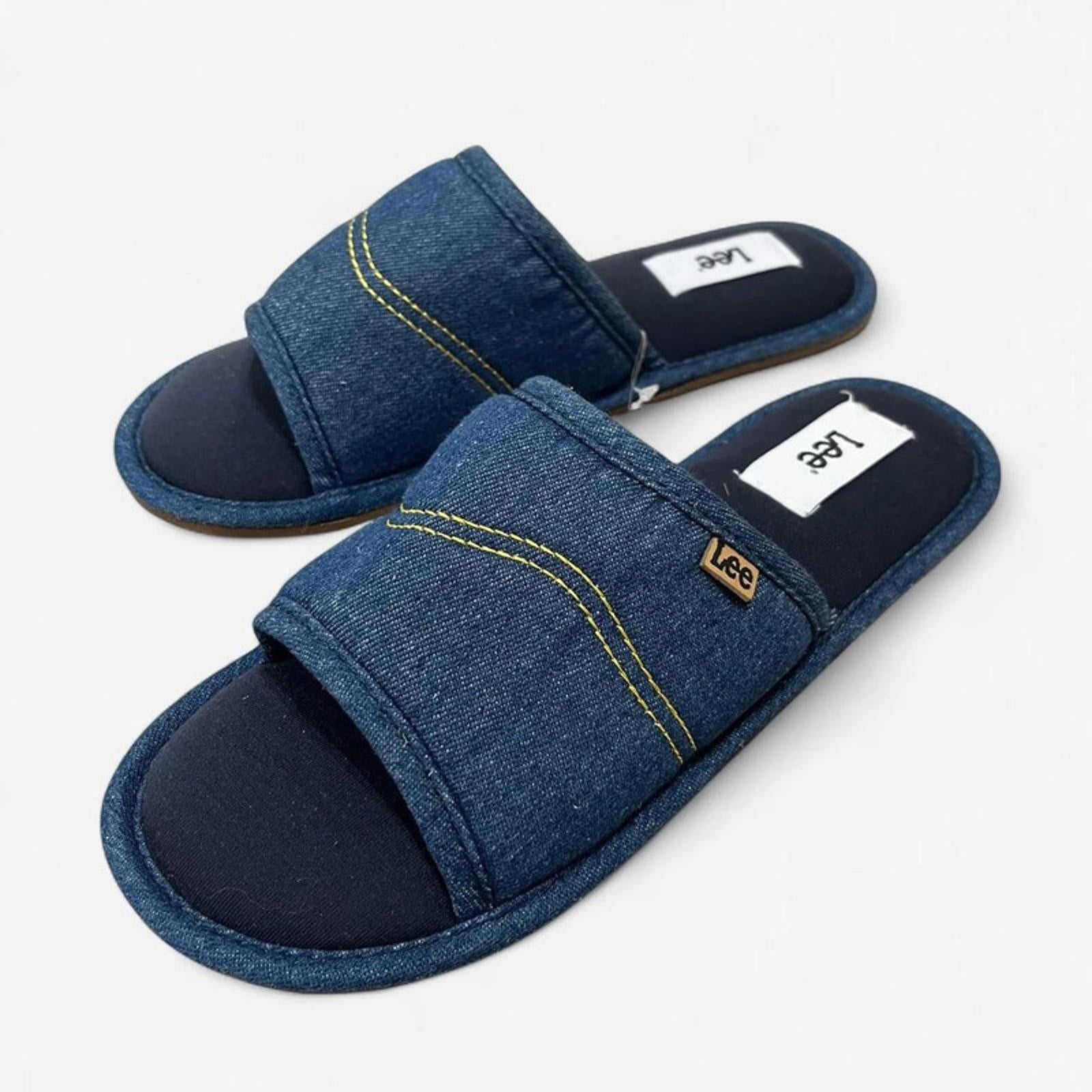 Lee Denim Slider Slipper Mens Blue Size UK 7/8 EU 41/42 REF:SB4
