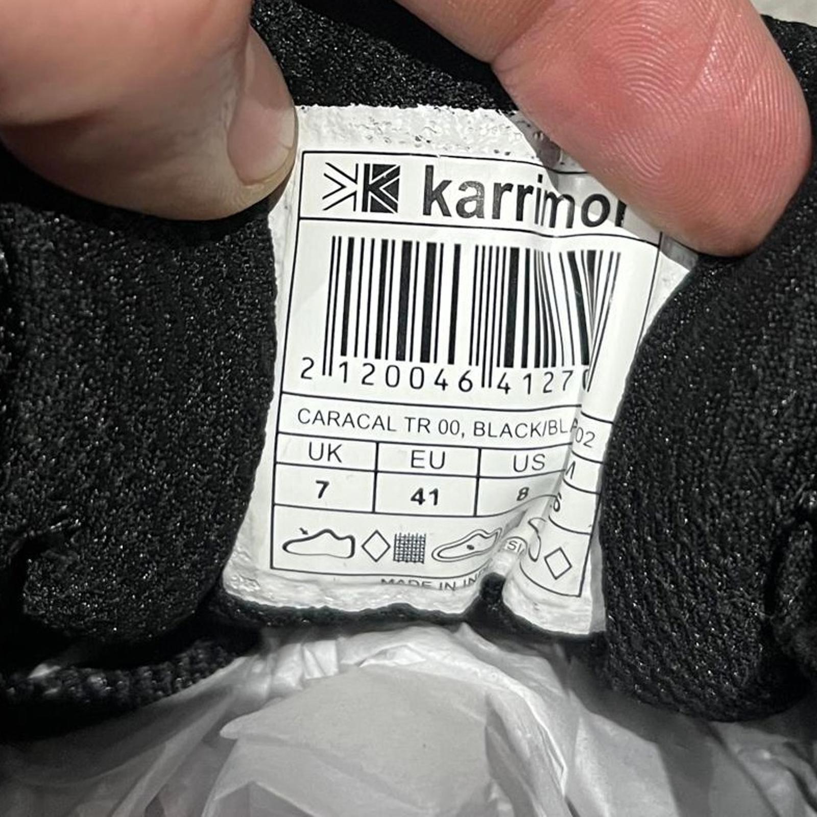 Karrimor Caracal Trail Trainers Mens Black  Size UK 7 EU 41 *SB3