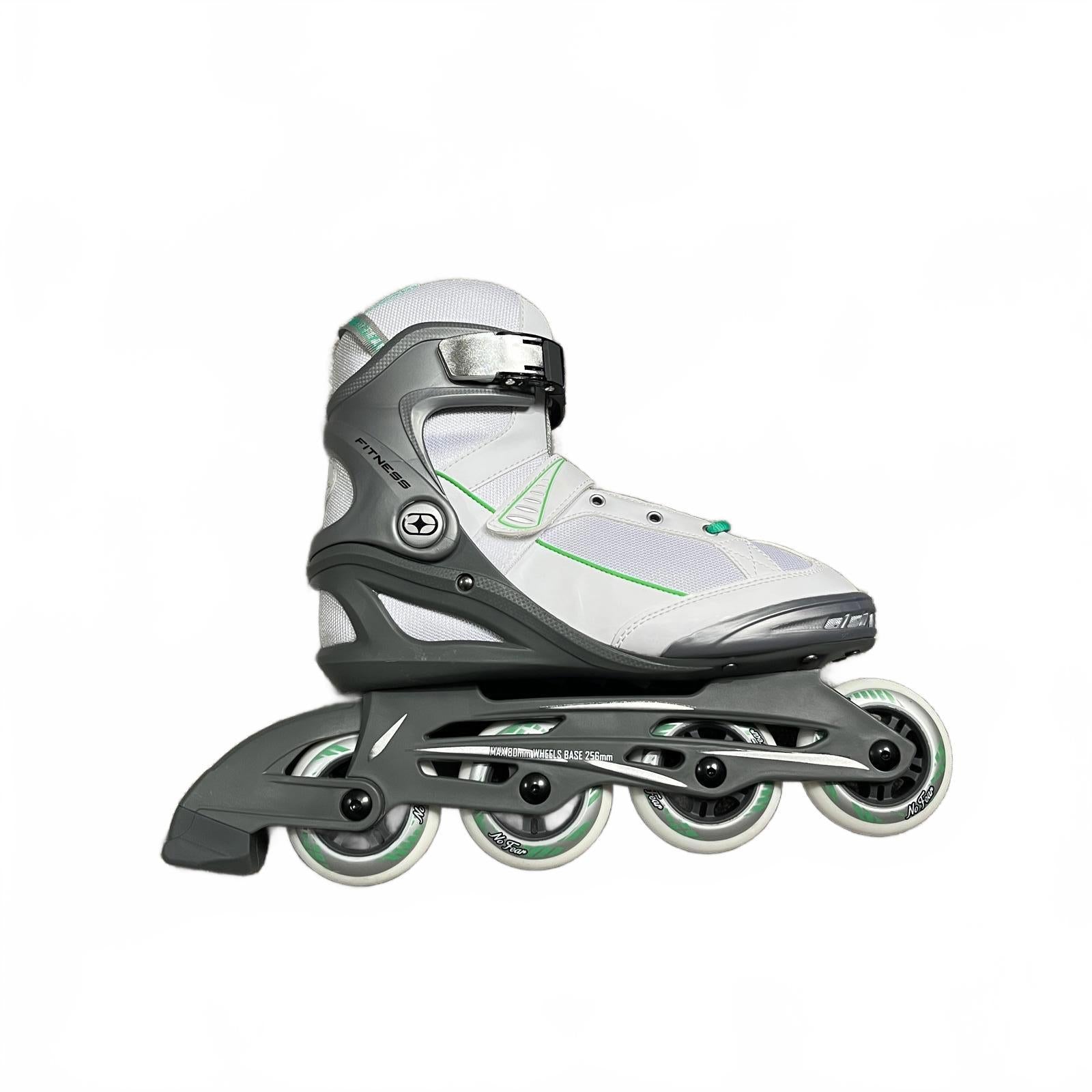 No Fear Fitness Roller Skates Mens Unisex White Size Size UK 8 EU 42 *SK1