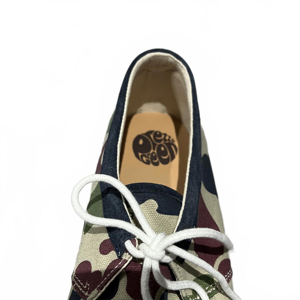 Pretty Green Canvas Trainers Camo Mens Size UK 9 EU 43 *SB2