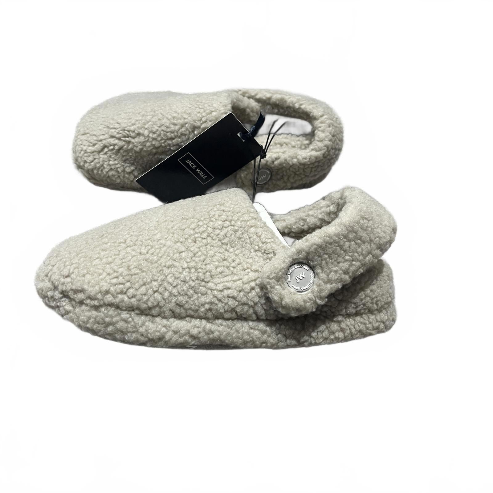 Jack Wills Women's JW Cosy Mule Slippers Mushroom Size UK 5 EU 38 *FF1