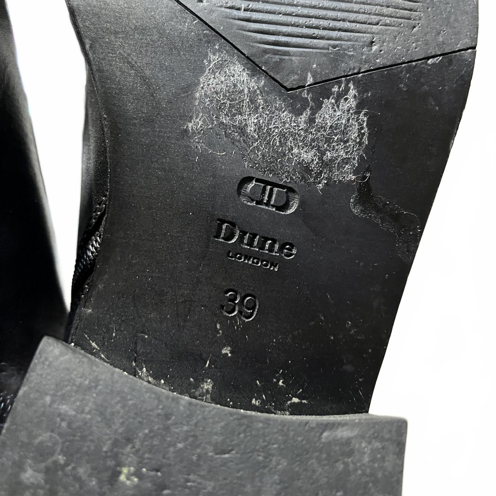 Dune London Pepi Ankle Boots Black Size UK 6 EU 39 *SB