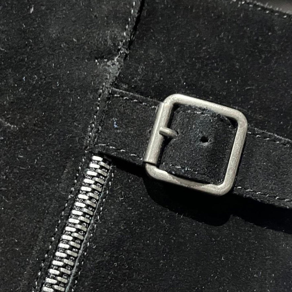 Moda In Pelle 'Senlis' Suede Heeled Boots Black Size UK 5 EU 38 *SK1