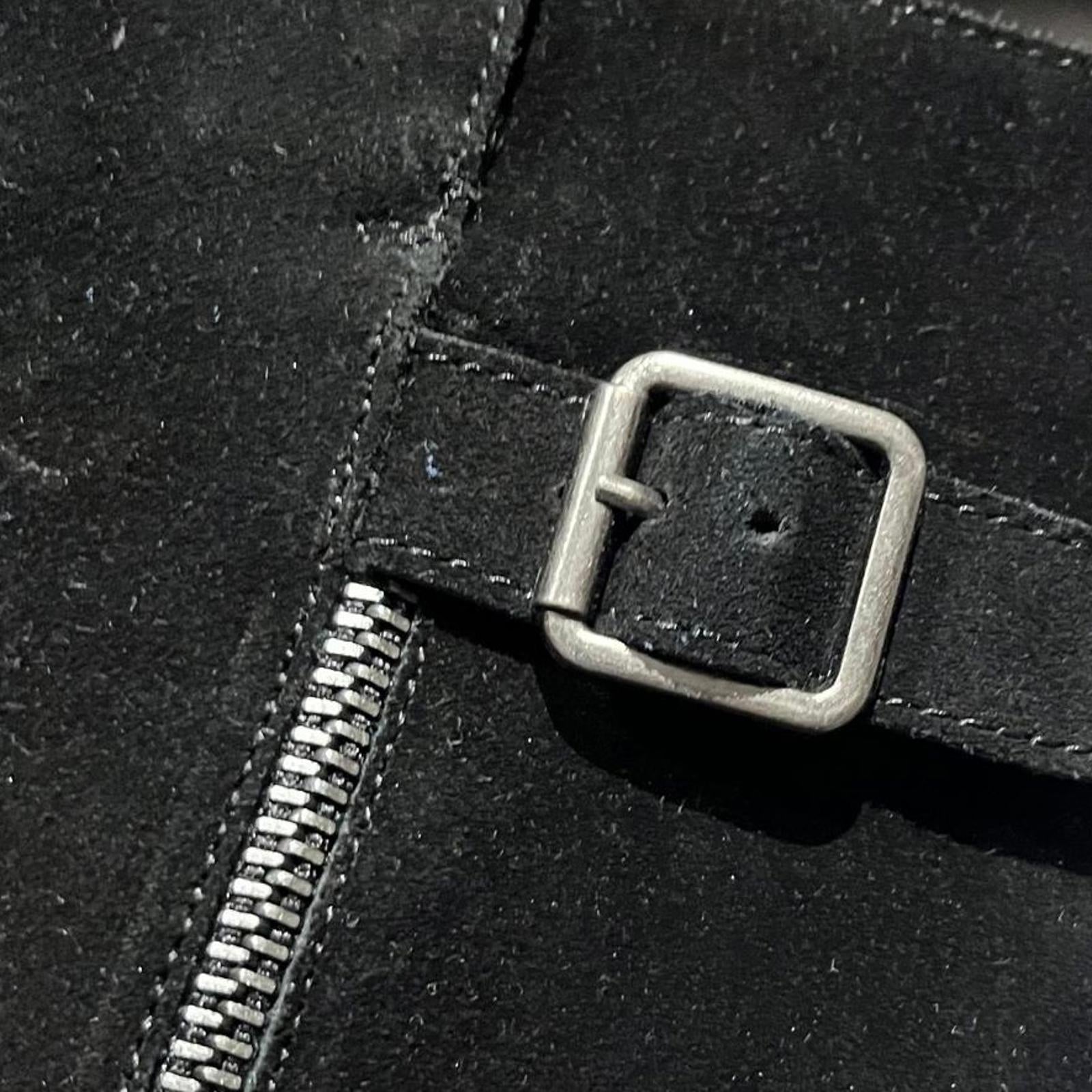 Moda In Pelle 'Senlis' Suede Heeled Boots Black Size UK 5 EU 38 *SK1