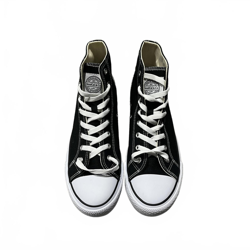 SoulCal Canvas High Trainers Mens Black Size UK 7 EU 41 *SB15