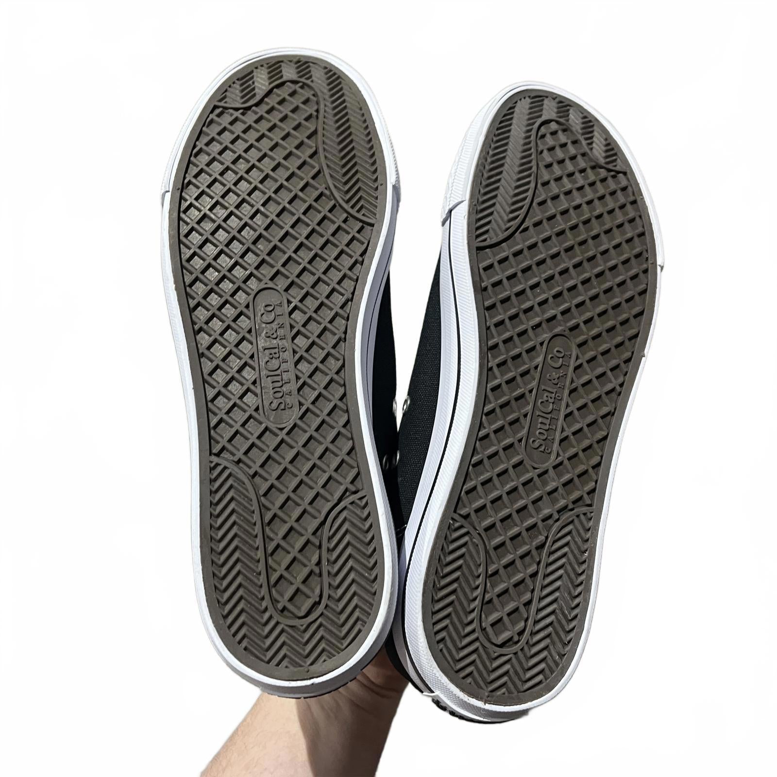 SoulCal Canvas High Trainers Mens Black Size UK 7 EU 41 *SB15