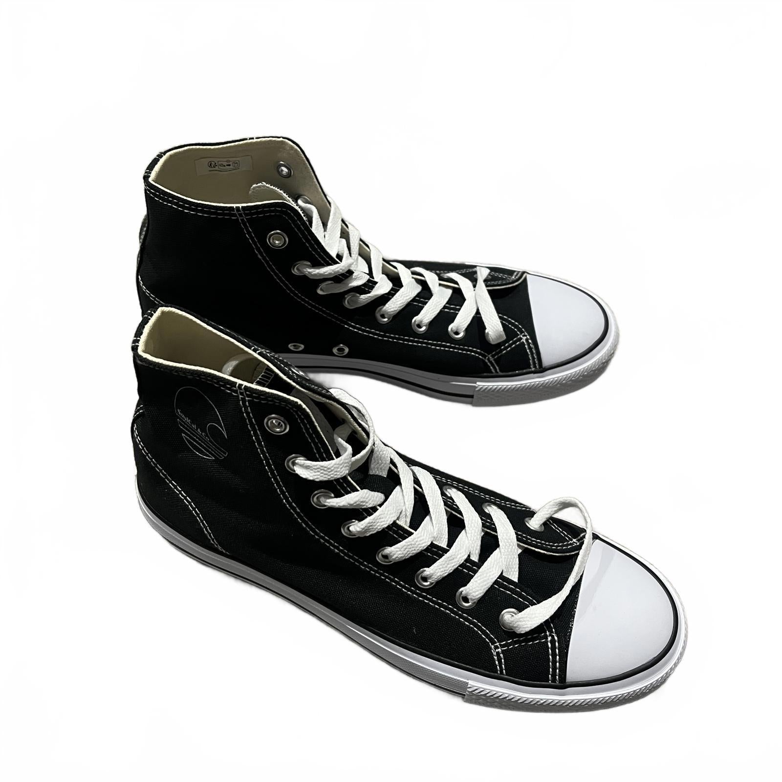 SoulCal Canvas High Trainers Mens Black Size UK 7 EU 41 *SB15
