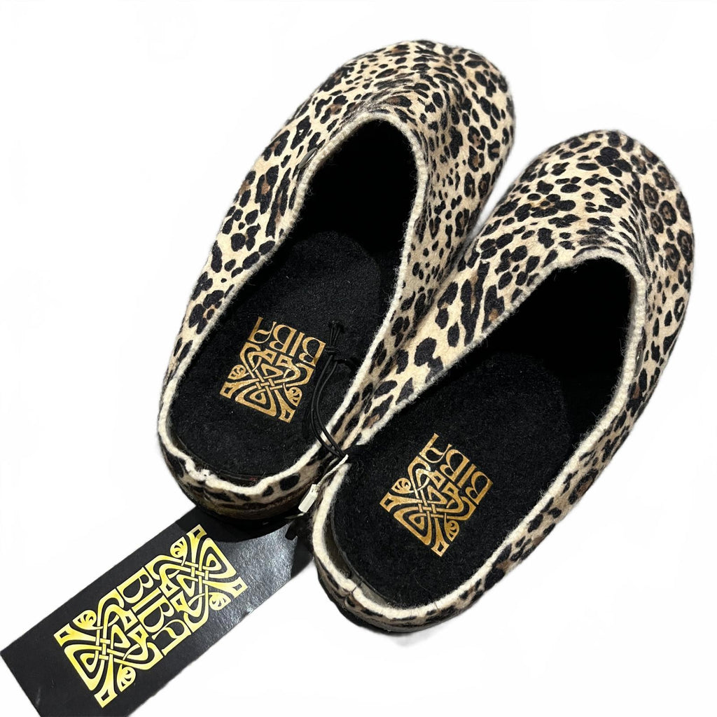Biba Women's Mule Flat Sandals Leopard Size UK 5 EU 38 *FF1