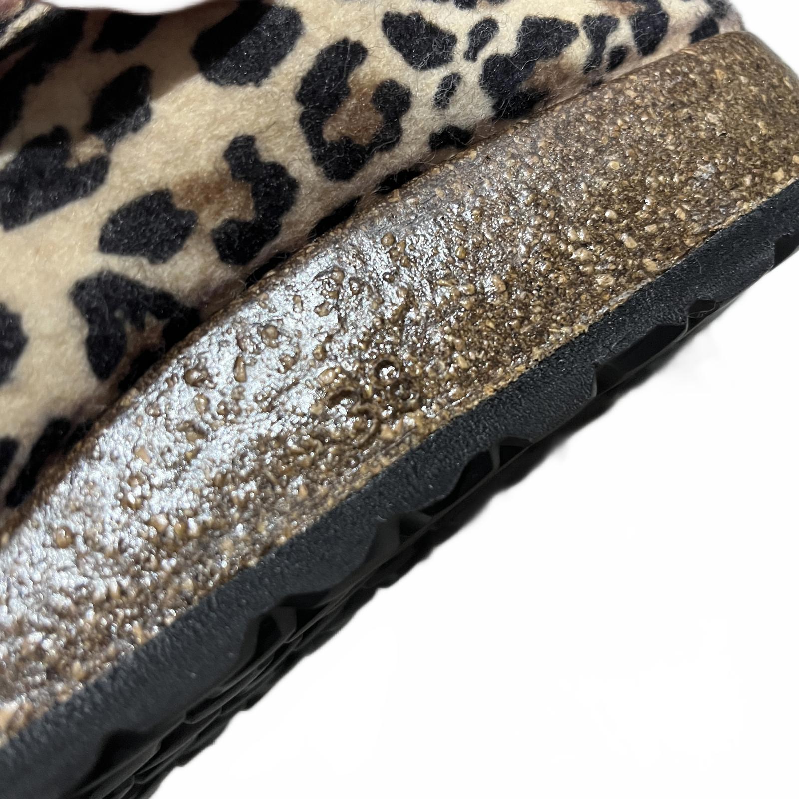 Biba Women's Mule Flat Sandals Leopard Size UK 5 EU 38 *FF1