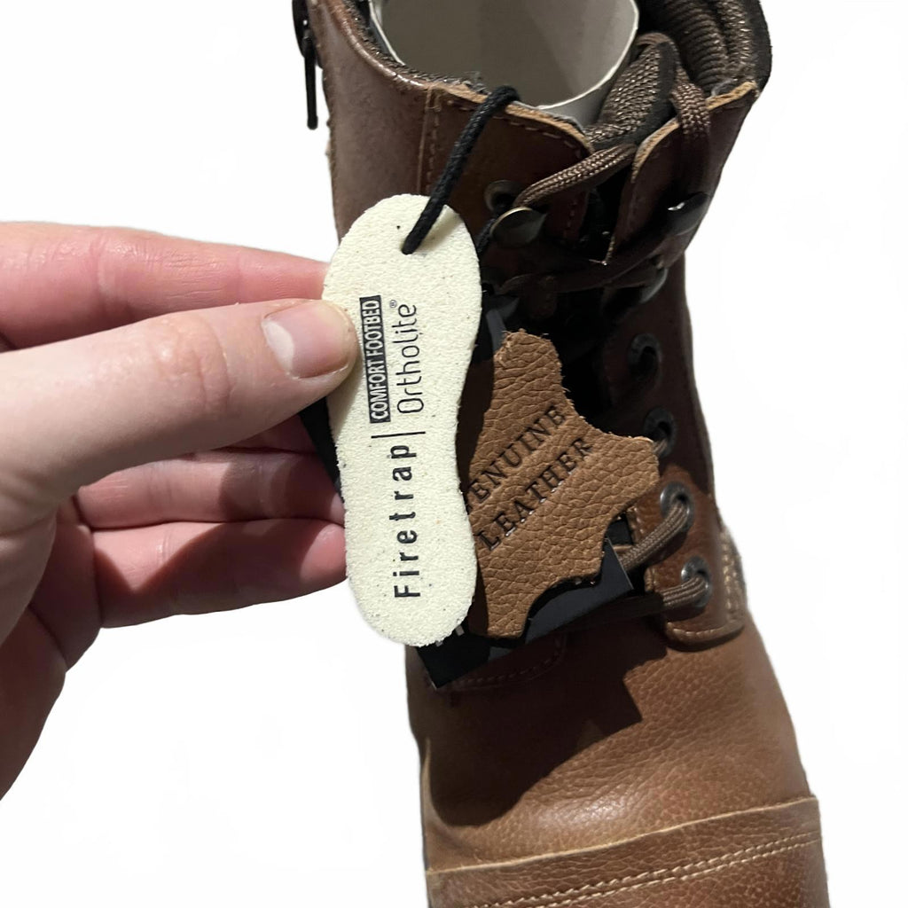 Firetrap Hays Rugged Boots Mens Tan Size UK 7 EU 41 *SB16