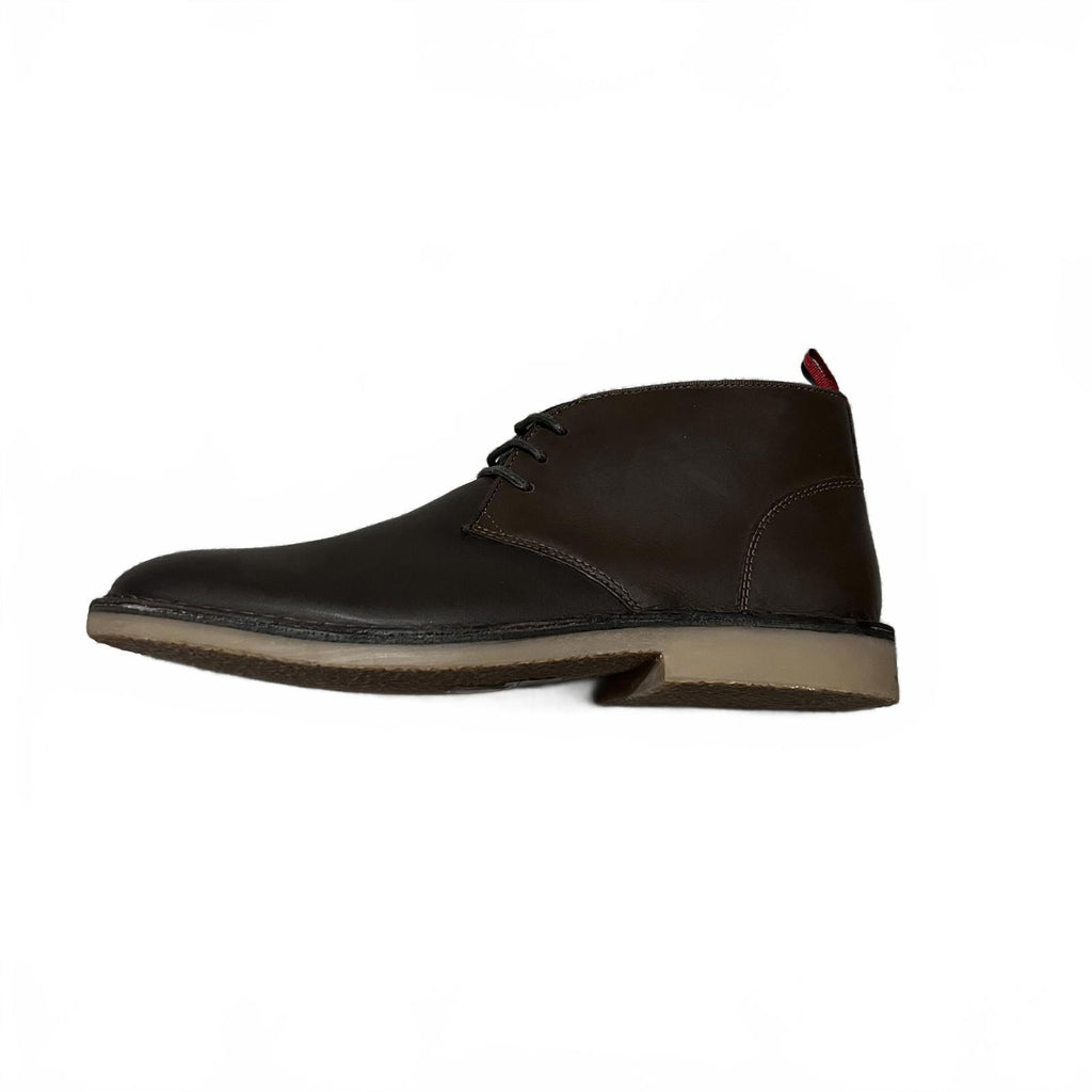 Dune London Creed Desert Boots Mens Brown Leather Size UK 9 EU 43 *SB17