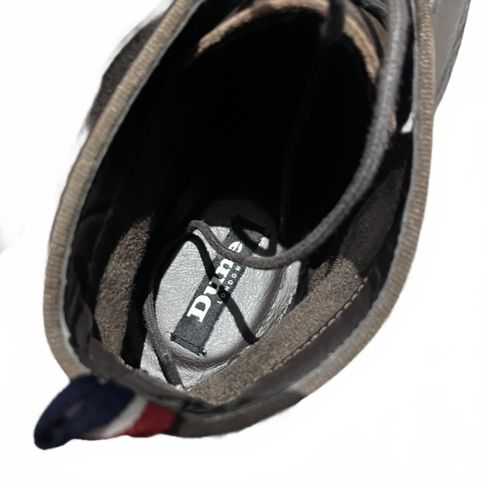 Dune London Creed Desert Boots Mens Brown Leather Size UK 9 EU 43 *SB16