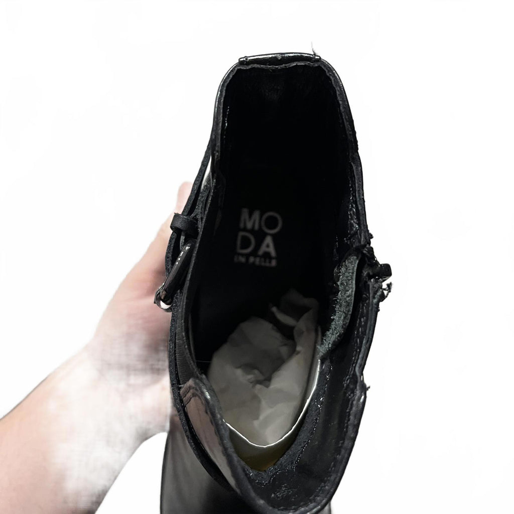 Moda in Pelle Libres Jodper Leather Chelsea Boots Black Size UK 6 EU 41 *SB16