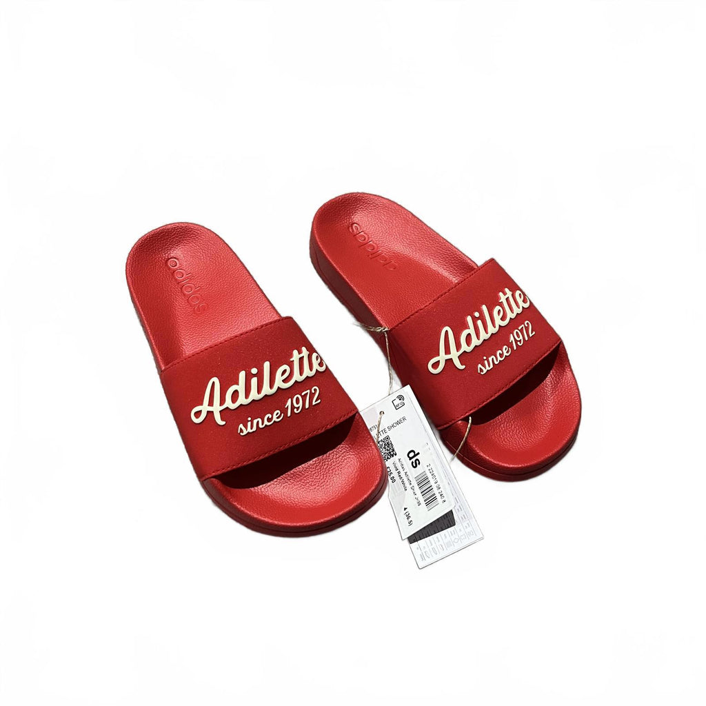 adidas Unisex Adults Adilette Shower Sliders Red Junior Size UK 4 EU 36.5 *FF1