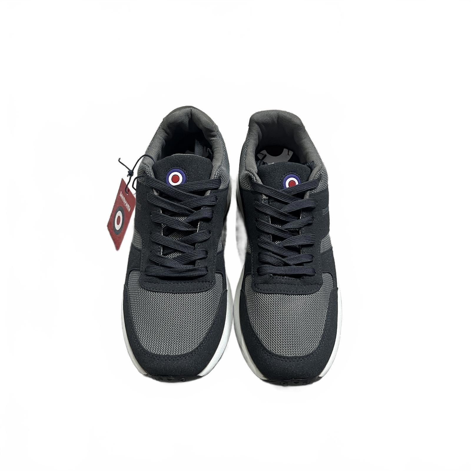Lambretta Men's Echo Court Trainers Navy Grey Size UK 9 EU 43 *SB17