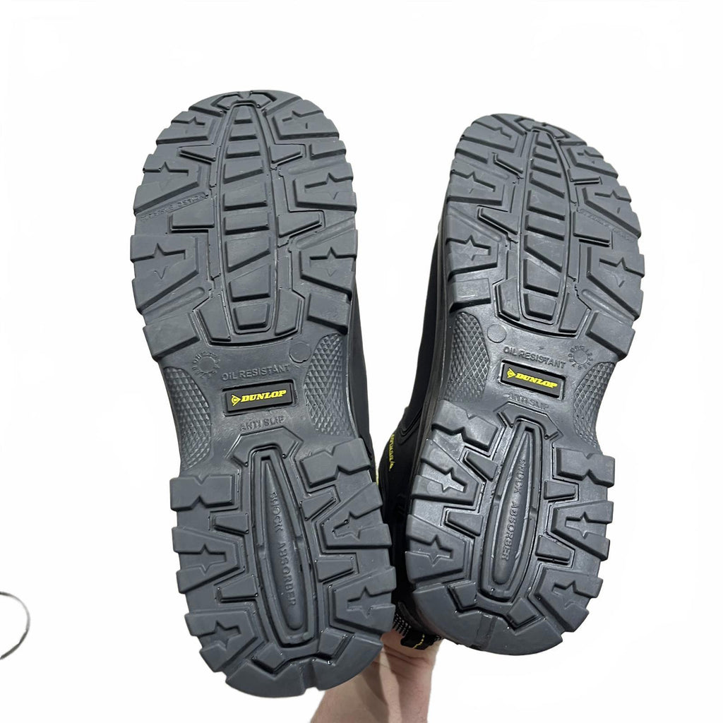 Dunlop Nova S3 WP Steel Toe Cap Boots Mens Black Size UK 12 EU 47 *SB19