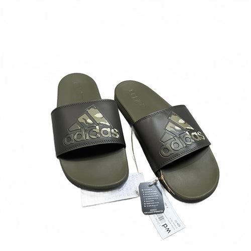 adidas Unisex Adilette Comfort Pool Sliders Green Size UK 9 EU 43 *FF1